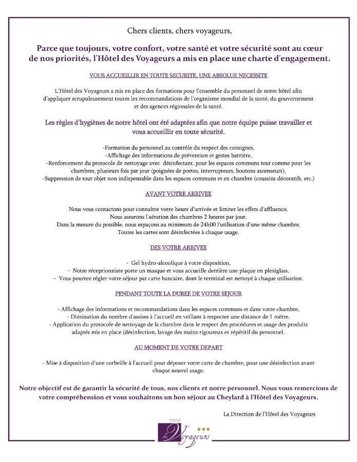 Hotel-Restaurant Des Voyageurs Le Cheylard Ngoại thất bức ảnh